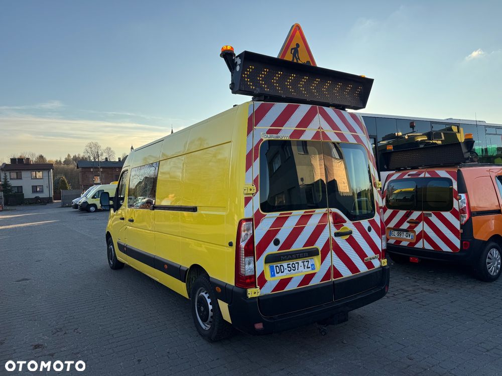 Renault Master 2xDrzwi Przesuwne 2014r. L3H2 Maxi Klima I wł. Tablica LED Roboty Drogowe Koguty - 9