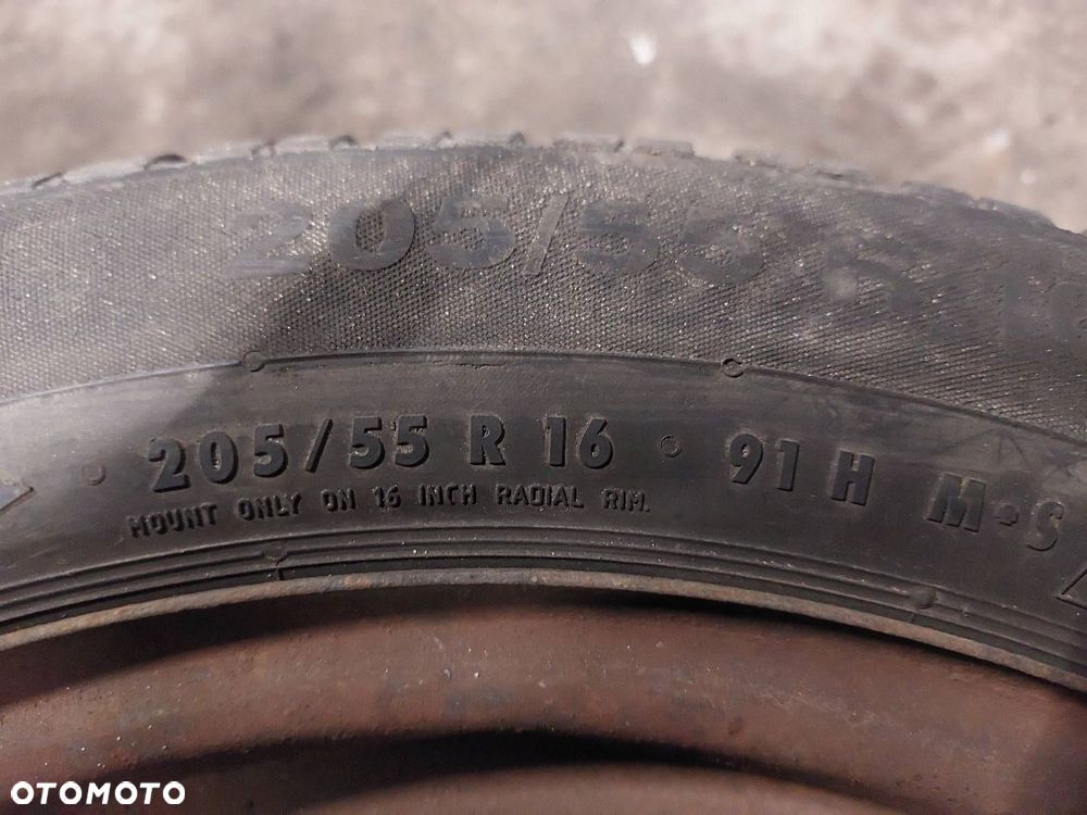 OPONY ZIMOWE 2SZT 205/55R16 2009R CONTINENTAL CONTIWINTERCONTACT TS830 - 4
