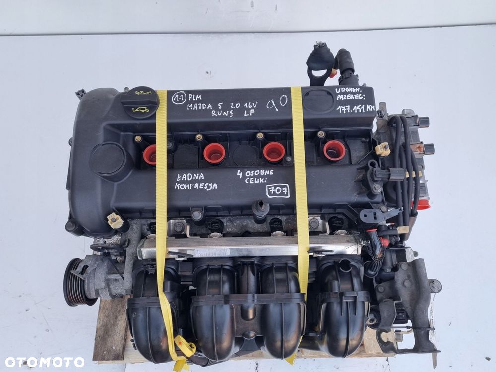 SILNIK KOMPLET Mazda6 Mazda 6 2.0 16V ładna kompresja LF LF20 - 4