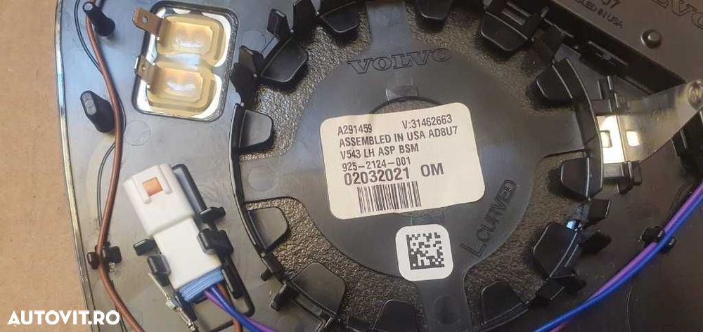 Sticla geam oglinda originala HELIOMATA cu ASISTENTA Volvo XC60 - 2