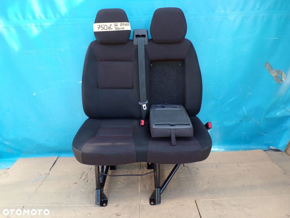 DUCATO BOXER JUMPER 2014- fotel PODWÓJNY KANAPA pasażera prawy ze STOLIKIEM - 1