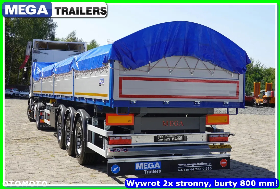 Mega 25 m³ wywrotka - platforma, 2-stronna, HARDOX 450 !!! - 15