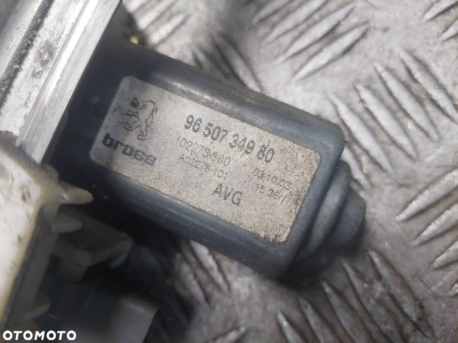 MECHANIZM PODNOŚNIK SZYBY LEWY PRAWY PRZÓD ELEKTRYCZNY PEUGEOT 607 I - 7