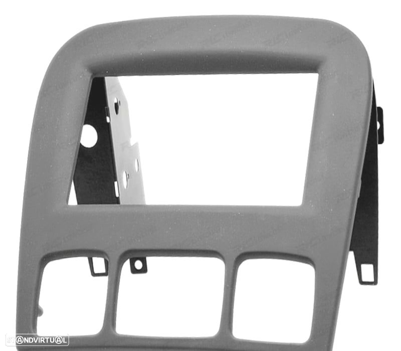MOLDURA ADAPTADOR PRETO PARA RADIO 2-DIN PARA MERCEDES CLASE-S - 3