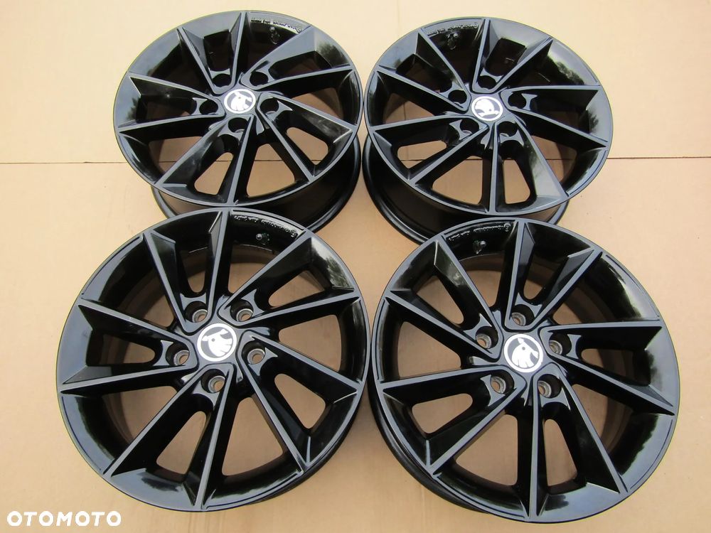 4x Felgi 16 Skoda Octavia II III IV Karoq VW T-ROC T Roc Jetta Golf V VI VII Touran Caddy Jetta Seat Ateca Leon Ateca 6 j 5x112 ET43 - 1