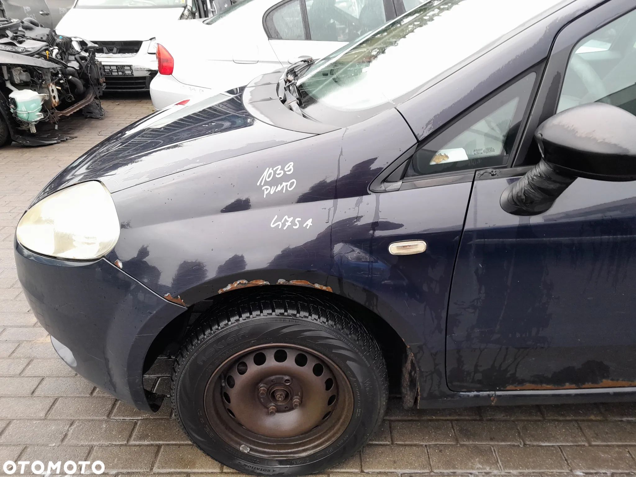 FIAT GRANDE PUNTO BŁOTNIK LEWY PRZEDNI LEWY PRZÓD - 1