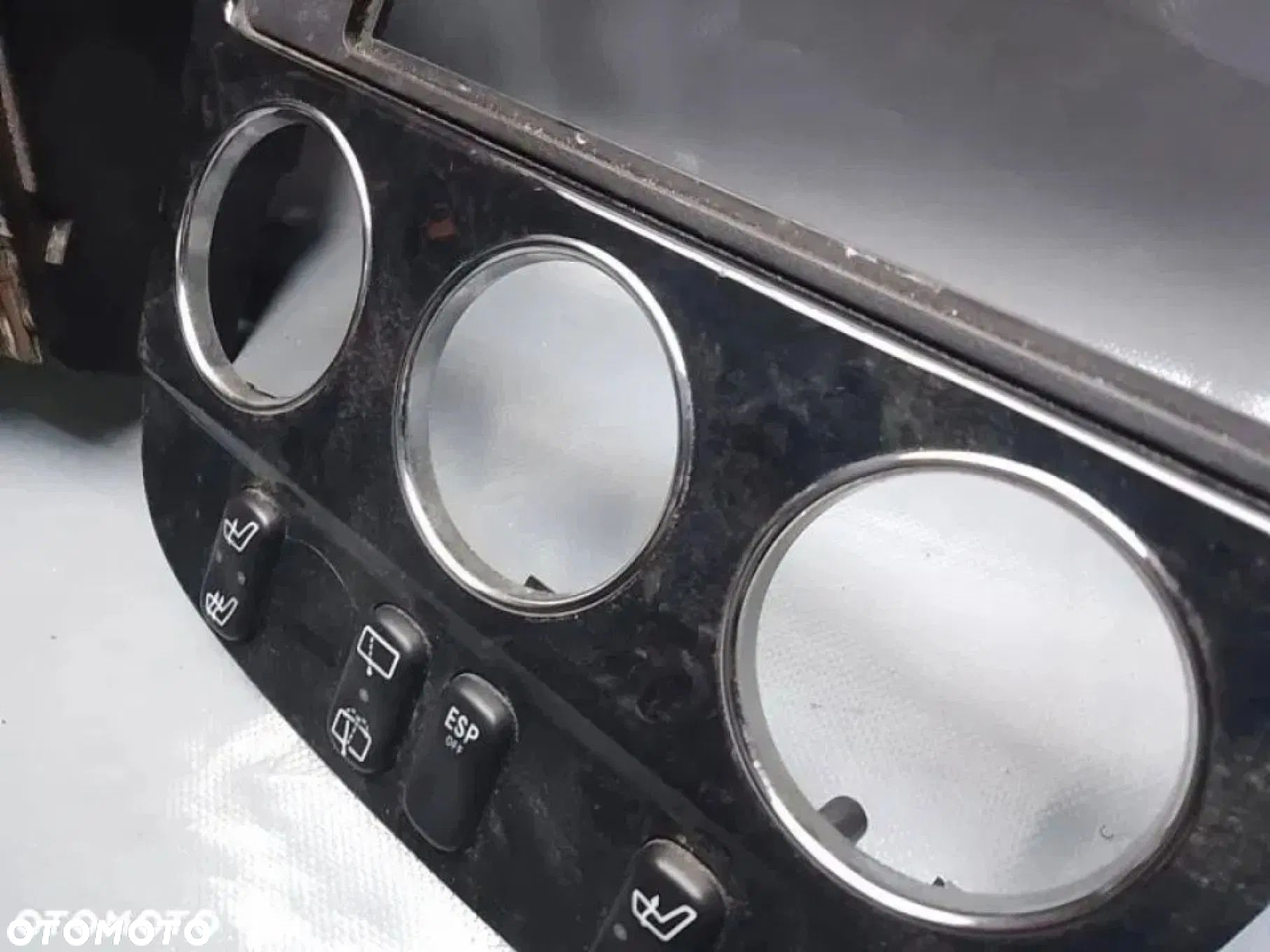 Mercedes ML W163 Lift Final Edition Dekor Ramka Schowek Roletka Ciemne Drewno - 4