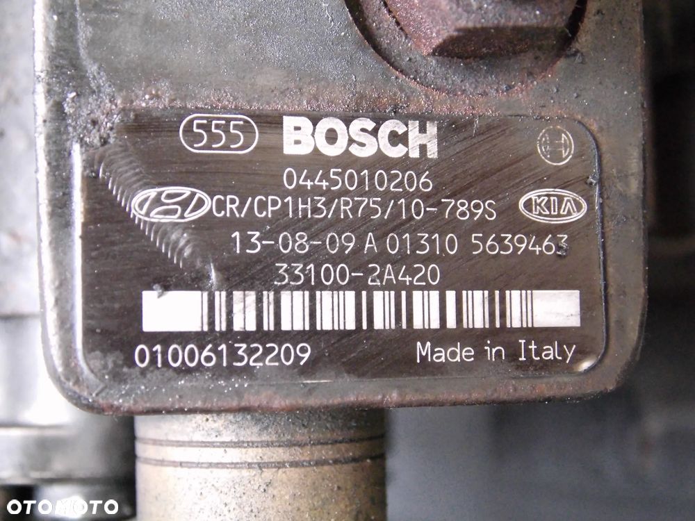 SILNIK D4FB EURO 5 POMPA WTRYSKOWA HYUNDAI I30 II KIA CEED II 2013r. 1.6CRDI 136 TYŚ KM ORYGINAŁ SPRAWNY - 10