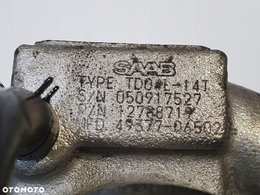 TURBOSPRĘŻARKA Saab 93 9-3 II 2.0 T turbo 12788719 TD04L-14T - 2