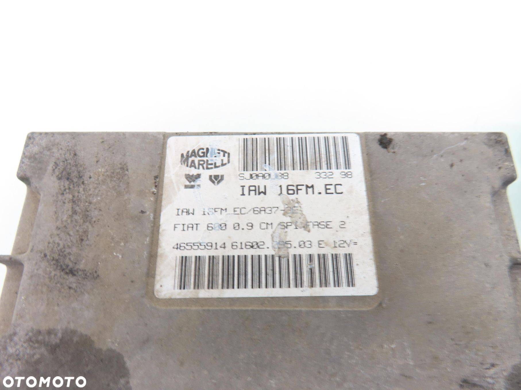 STACYJKA STEROWNIK FIAT SEICENTO 0.9 IAW16FMEC 46555914 - 6