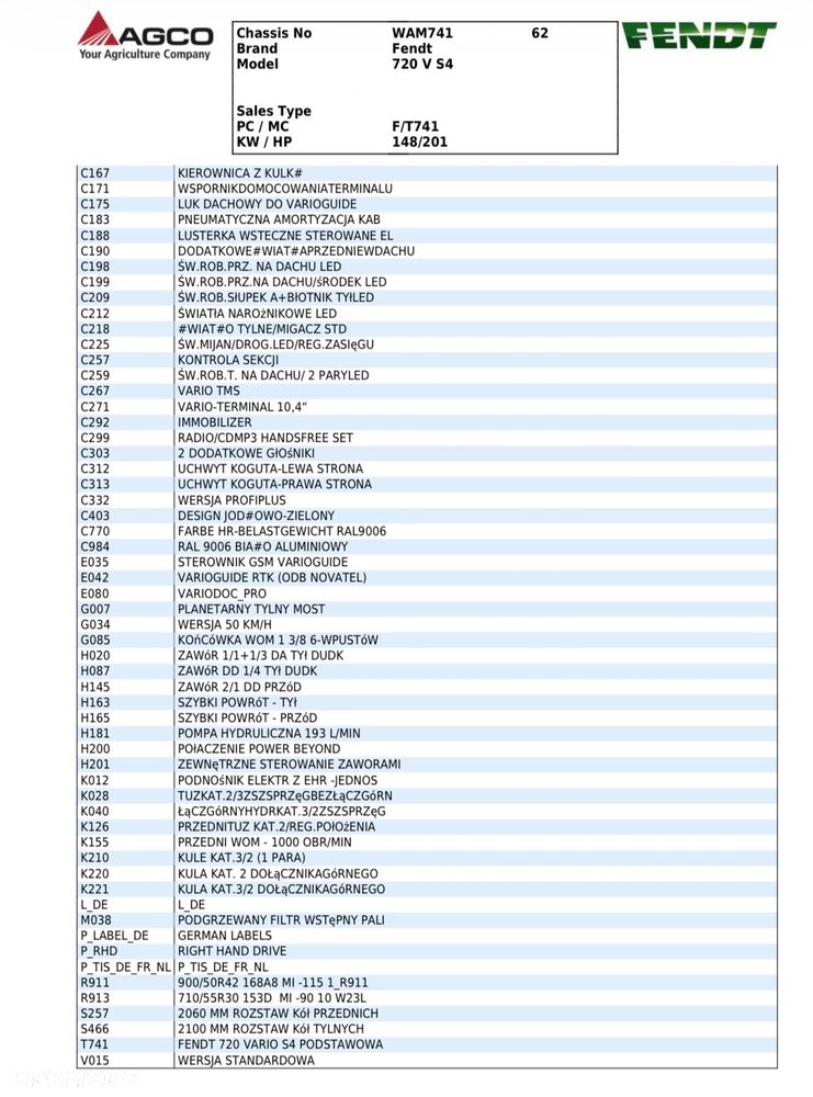 Fendt 720 VARIO S4 PROFI PLUS * FIR GREEN * Stan Idealny * Oryginał * - 8