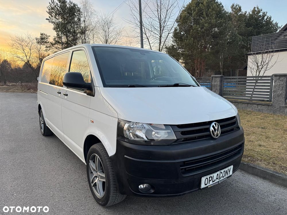 Volkswagen TRANSPORTER T5 L2H1 LIFT DŁUGI Klima Navi Dubel Kabina 6os Brygadówka Hak - 23