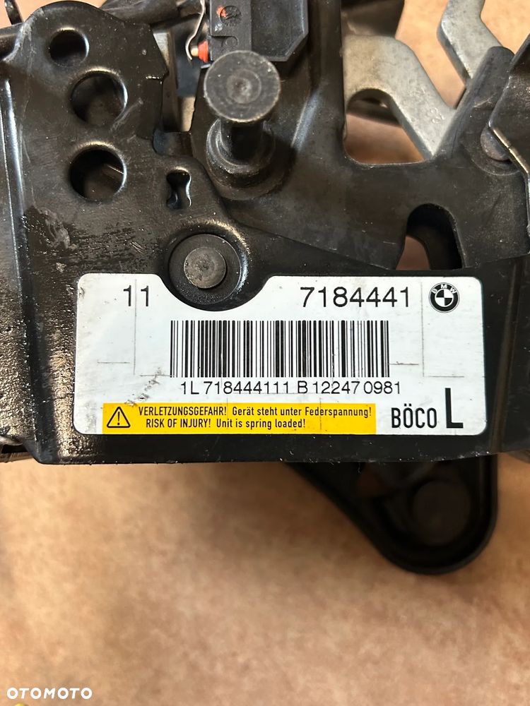 ZAMEK AKTYWNY MASKI LEWY BMW F10 F11 7184441 - 3