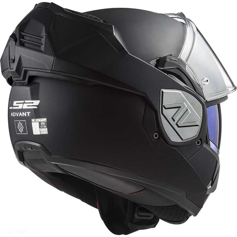 Nowy Kask LS2 FF906 ADVANT SOLID MATT XL Szczękowy ADV Black MAT ECE06 - 6