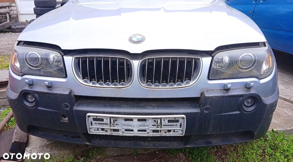 Zderzak przód spryski halogeny czujniki parkowania BMW X3 E83 Bluewater metallic - 2