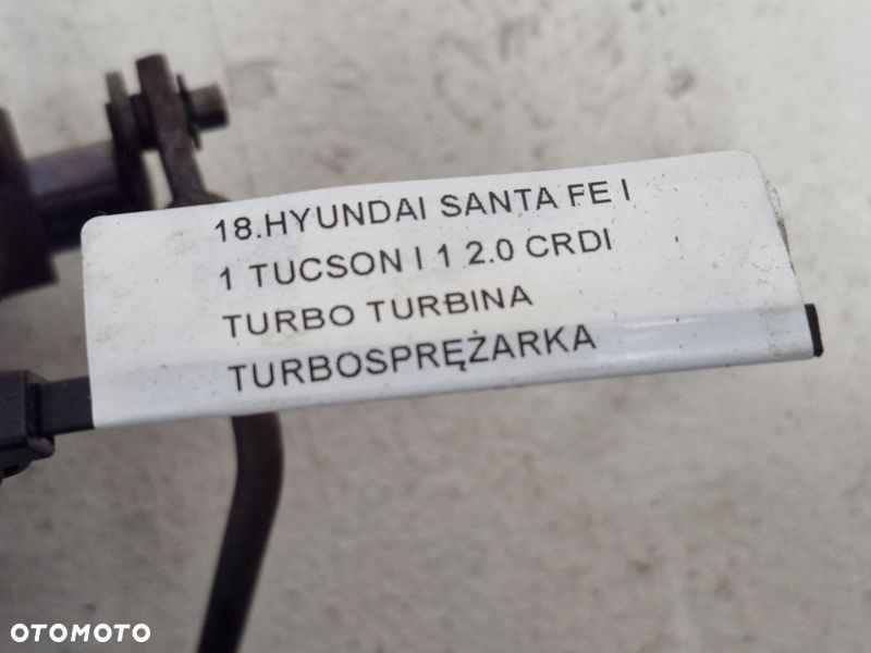 HYUNDAI SANTA FE I 1 TUCSON I 1 2.0 CRDI TURBO TURBINA TURBOSPRĘŻARKA 28231-27000 - 8