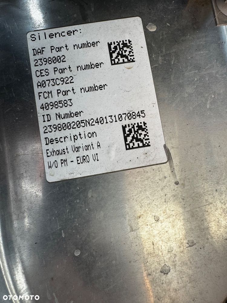 Katalizator, tłumik 2398002 Daf XG, XF 106 - 3