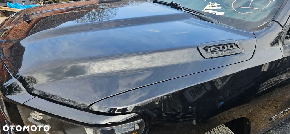 RAM 1500 V 5 2019- Big Horn 5.7 HEMI KOLOR PXJ Kompletny przód Maska Zderzak Reflektor Lampa Błotnik Pas Wzmocnienie czołowe chłodnice Komplet chłodnic z wentylatorem Listwa Maskownica - 6