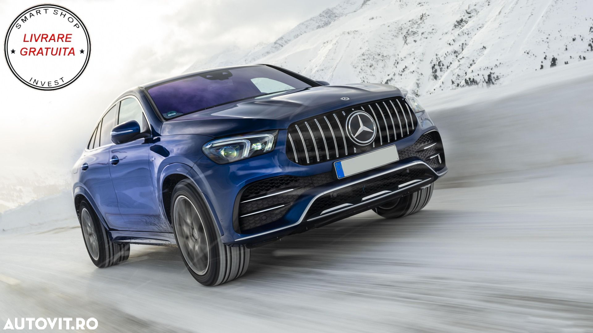 Grila Centrala Mercedes GLE SUV W167 V167 GLE Coupe C167 Sport Package (2019-Up) G- livrare gratuita - 5