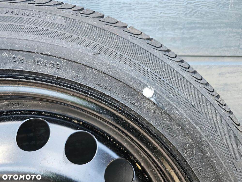 KOŁO ZAPASOWE ZESTAW NAPRAWCZY OPEL ASTRA G H MERIVA A CORSA D 4X100 16 CALI ET37 205/55/16 BRIDGESTONE - 8