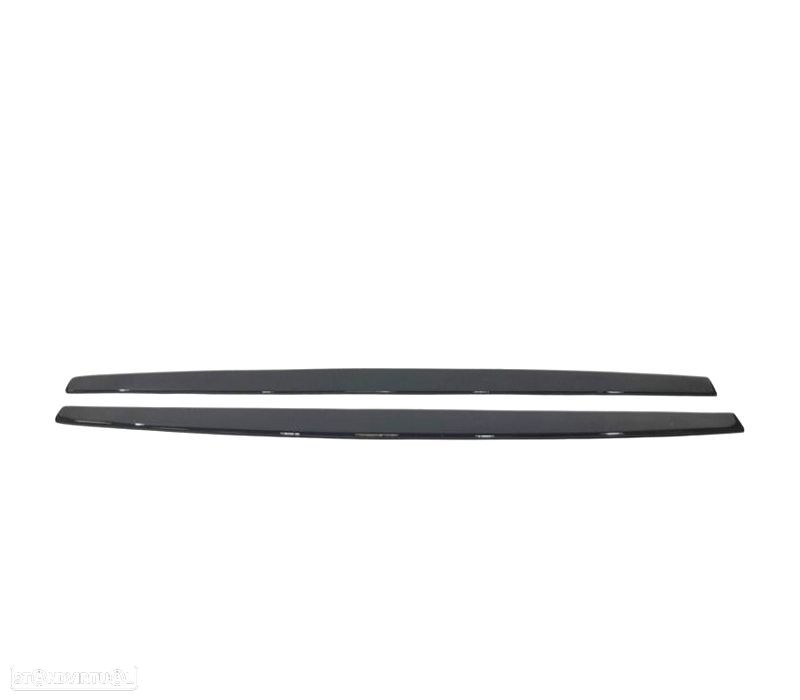 EXTENSÕES DE EMBALADEIRAS BMW E60 03-10 LOOK M TECH M5 PRETO BRILHANTE - 2