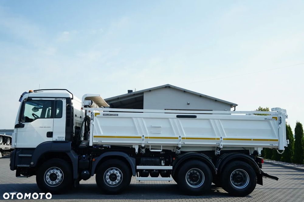MAN TGS 35.420 / 8X4 / WYWROTKA 2 STR. / MEILLER KIPPER / HYDROBURTA / AUTOMAT / EURO 6 - 12