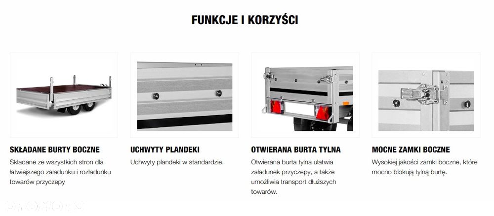 Brenderup PRZYCZEPA LEKKA 3251 SUB DWUOSIOWA LEKKA 250 x 142 cm PROMOCJA! - 11