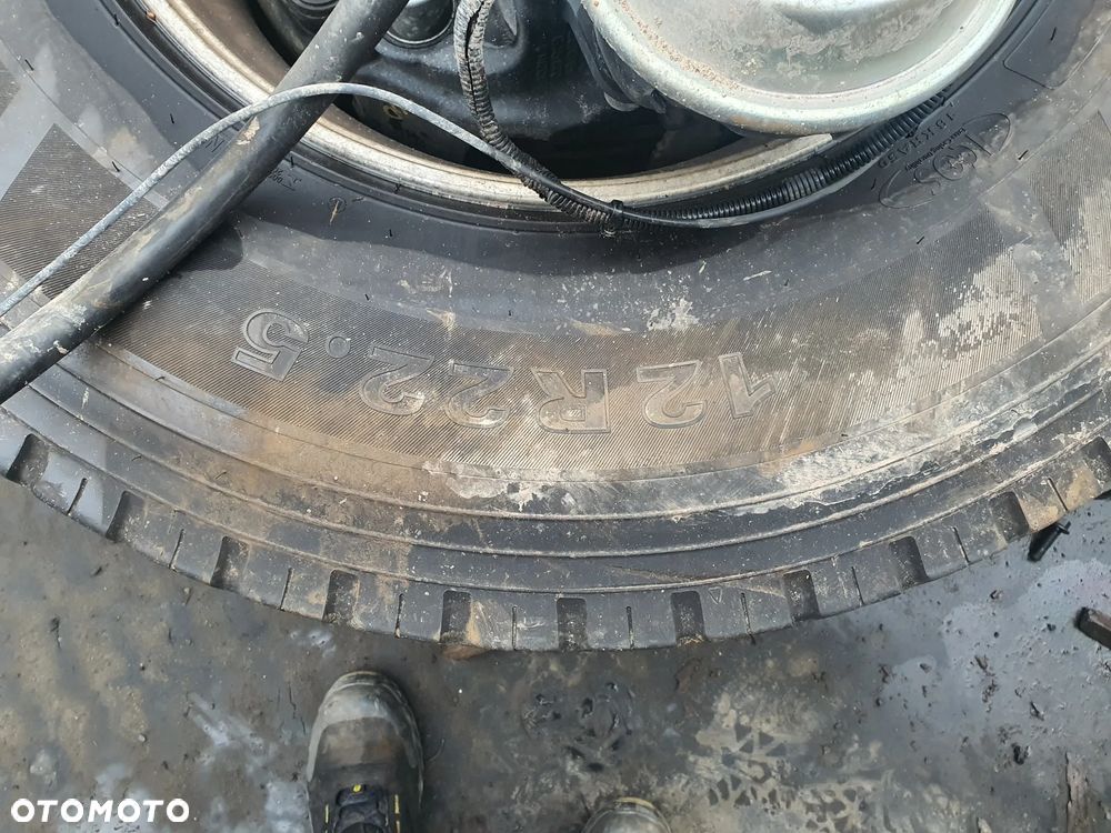 Koło alufelga Alux przód z oponą Kumho 12R22.5 KRA50 2023r. dobry bieżnik 152/149L - 4