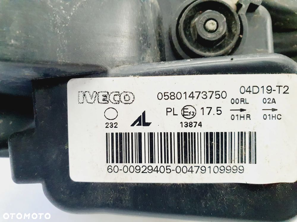LAMPA LEWA PRZÓD IVECO DAILY 6TH ORYGINAŁ EU! 05801473750 - 8
