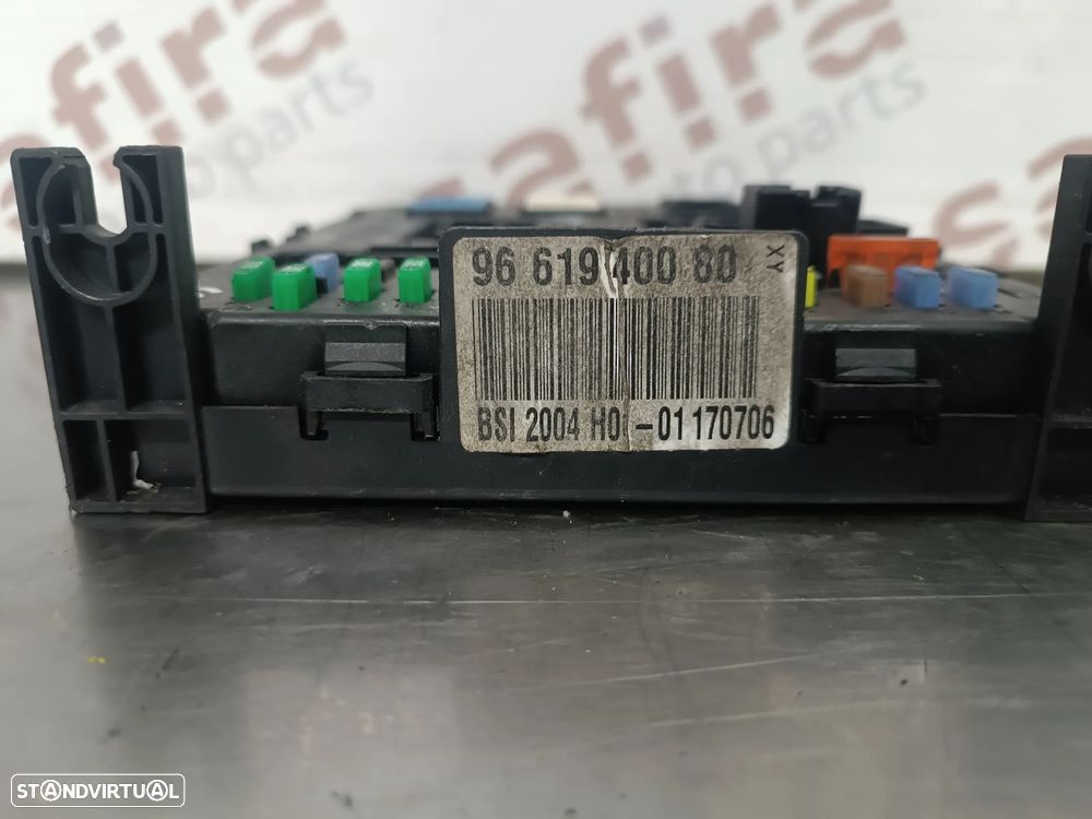 CAIXA DE FUSIVEIS / BSI CITROEN C4 / PEUGEOT 307 REF. 9661940080 - 3