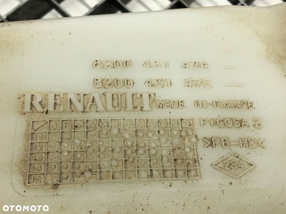 ZBIORNIK SPRYSKIWACZY - 167.00 PLN - RENAULT KANGOO / GRAND KANGOO II (KW0/1_) 2008 - 2022 1.5 dCi - 3