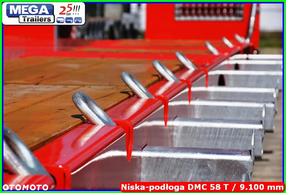 Mega Niskopodwozie 3 osie, 58 T DMC, dł. 910 cm, oś skrętna !!! - 31