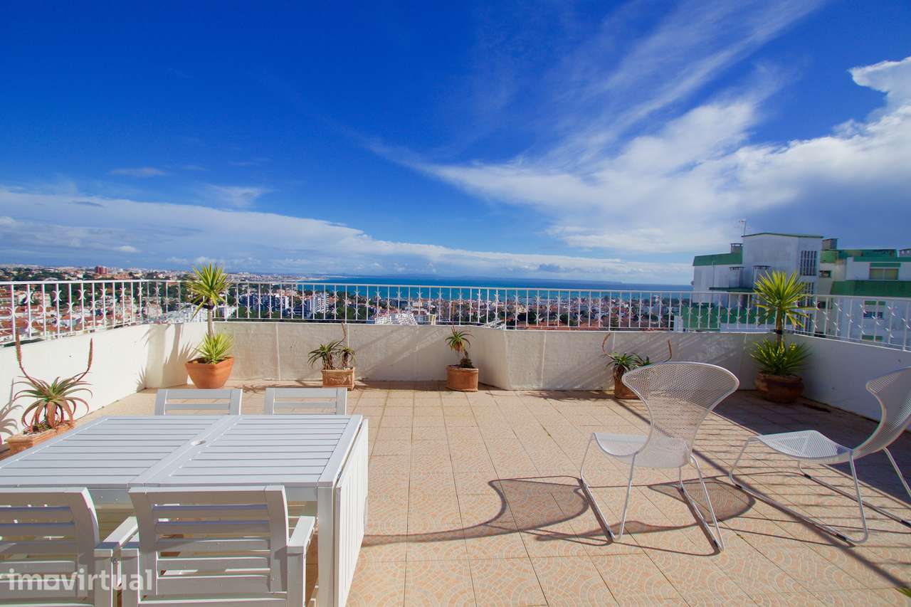 Cascais Penthouse 5 assoalhadas Vista Mar e Serra - Grande imagem: 2/22