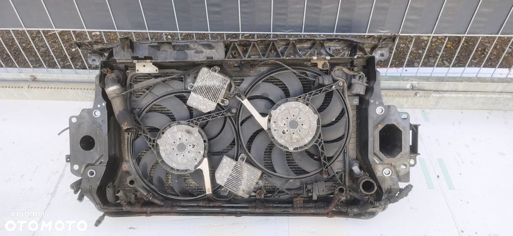 Pas przedni kompletny VW Phanton 3.0 TDI chłodnica wentylator komplet - 9