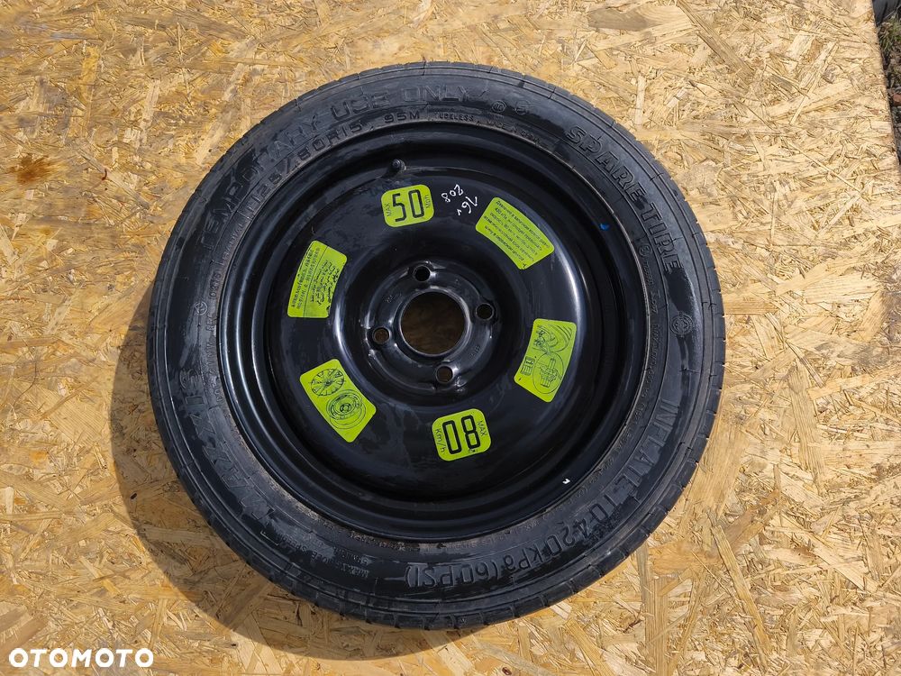 KOŁO DOJAZDOWE ZAPASOWE 125/80R15 15 CALI 4X108 CITROEN PEUGEOT OPEL - 1