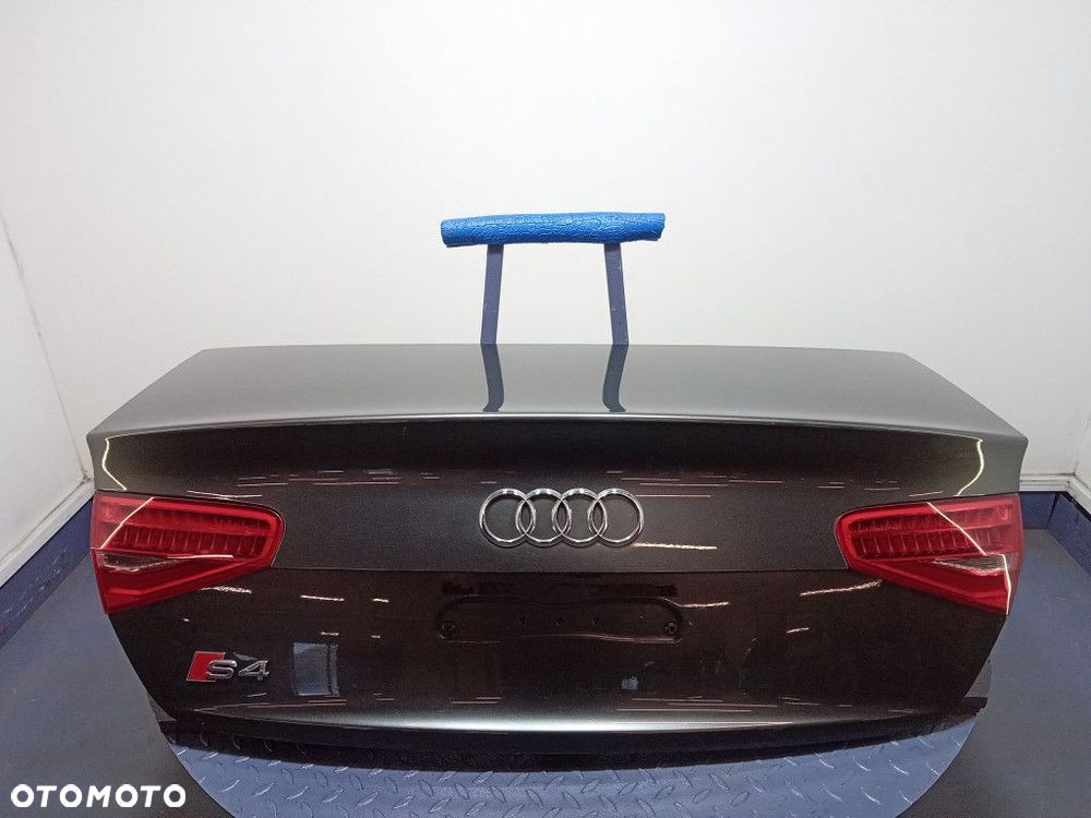 AUDI A4 S4 B8 LIFT SEDAN TYLNA KLAPA BAGAŻNIKA TYŁ LZ7S - 1
