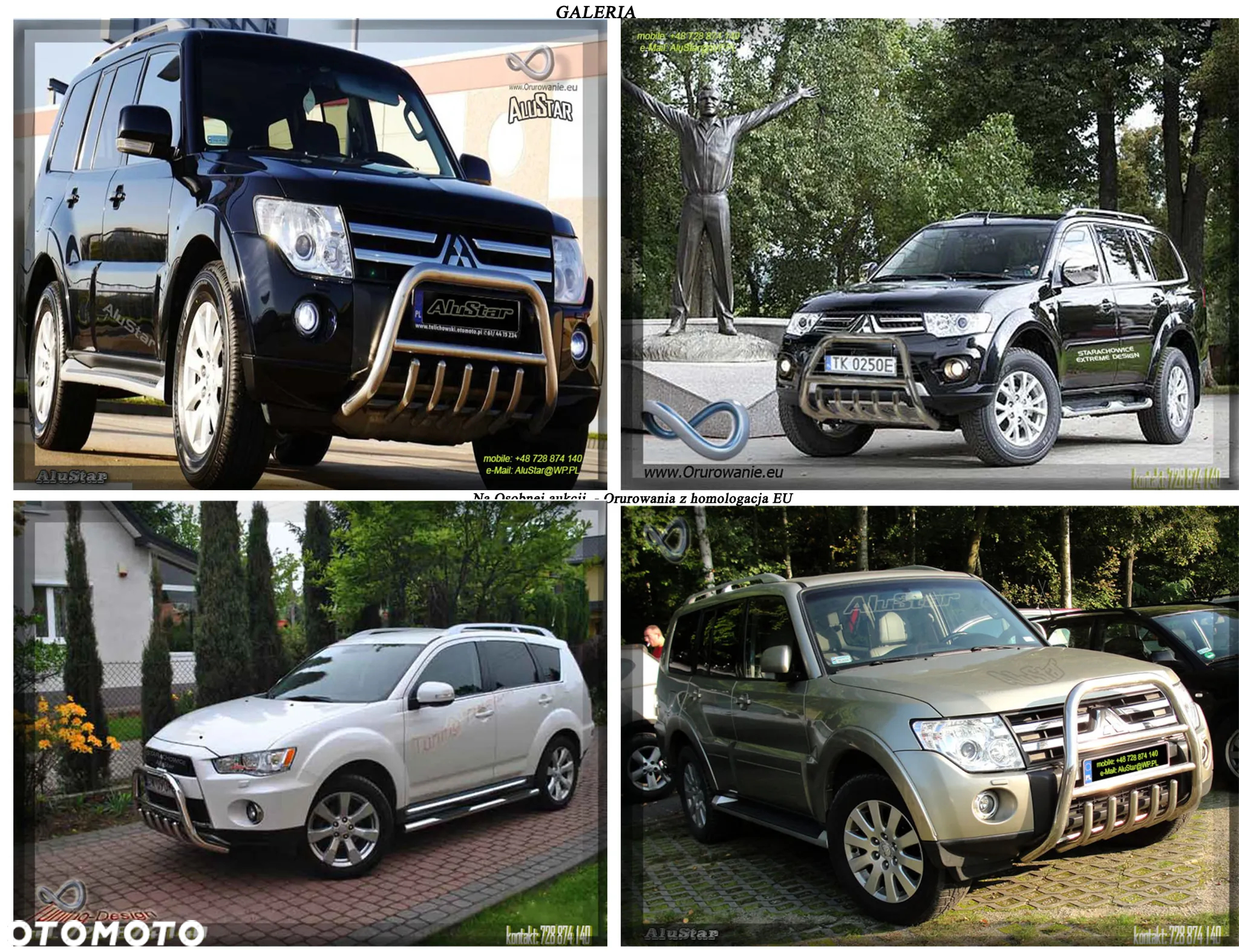 Mitsubishi Outlander Podesty Orurowanie Orurowania - 9