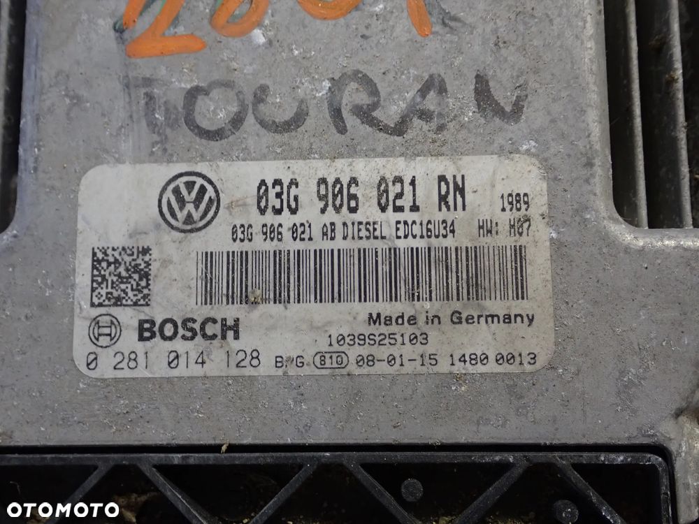 VOLKSWAGEN KOMPUTER STEROWNIK SILNIKA 03G906021RN - 2