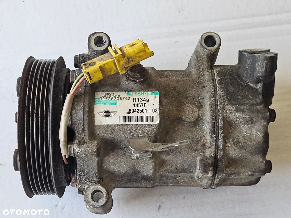 Mini Cooper R55 R56 1.4 1.6 VTi kompresor sprężarka klimatyzacji 6942501-03 - 1