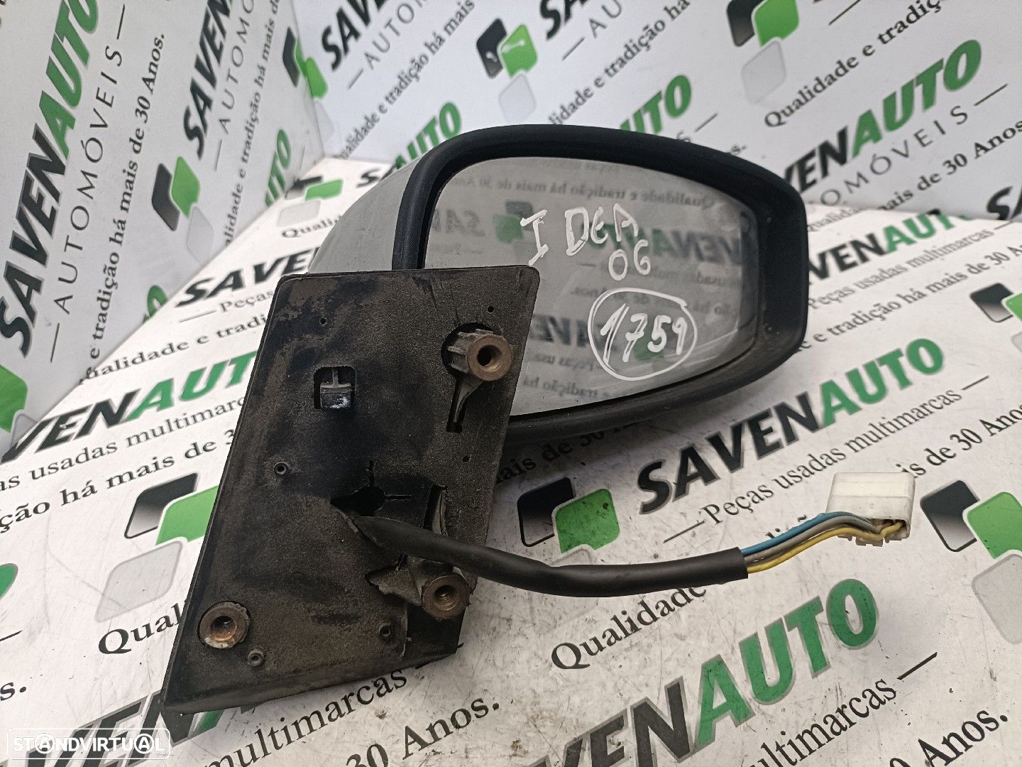 Espelho Retrovisor Dto Electrico Fiat Idea (350_) - 1