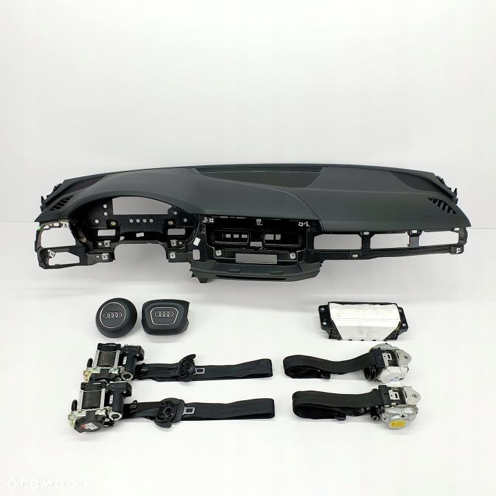 AUDI A4 B9 8W0 DESKA ROZDZIELCZA KONSOLA KOKPIT PULPIT PODUSZKI AIRBAG AIR BAG PASY KIT SET - 1