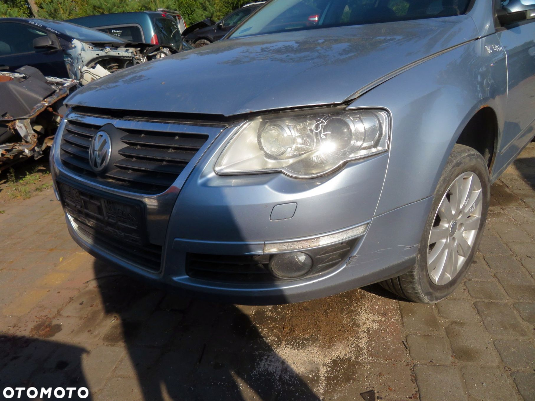 MASKA ZDERZAK BŁOTNIKI LAMPY PASSAT B6 LB5M  VOLKSWAGEN 2005-2010 SREBRNY PRZÓD KOMPLETNY - 9