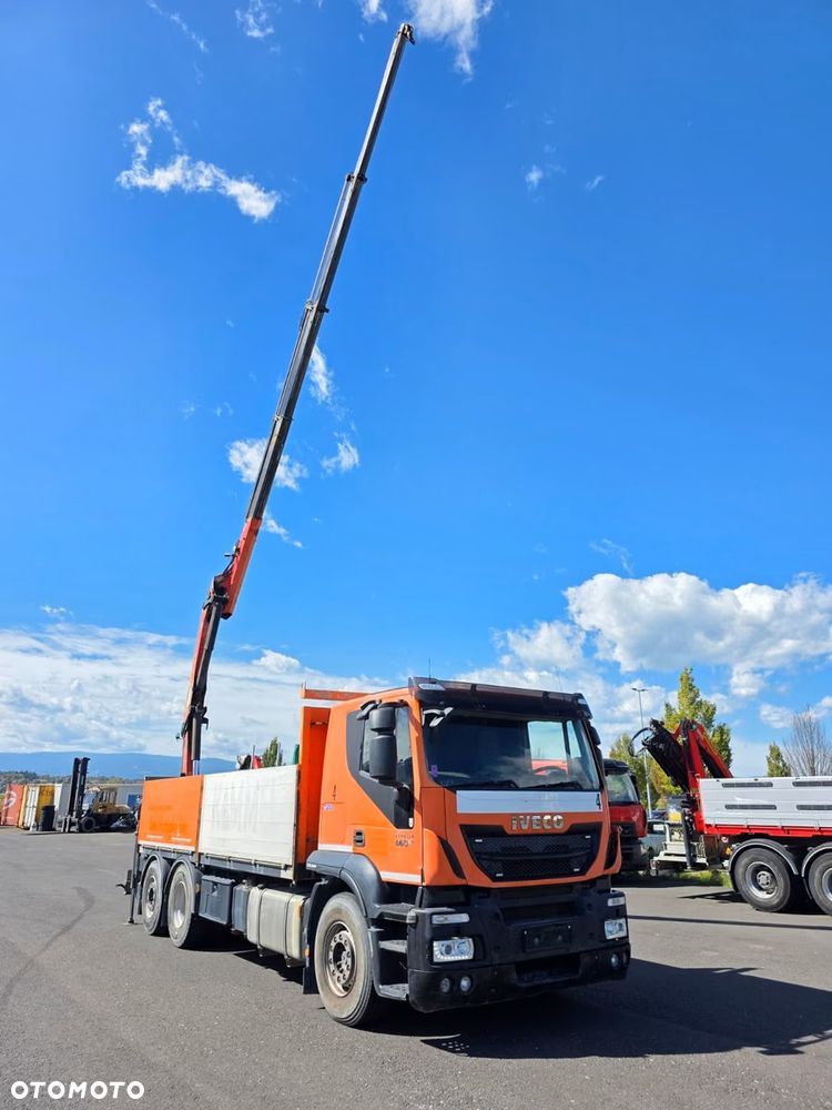 Iveco Stralis 460 6x2 + HDS Palfinger PK 18002 | 4x hydrauliczny wysuw | Euro 6 | oś skrętna i podnoszona - 22
