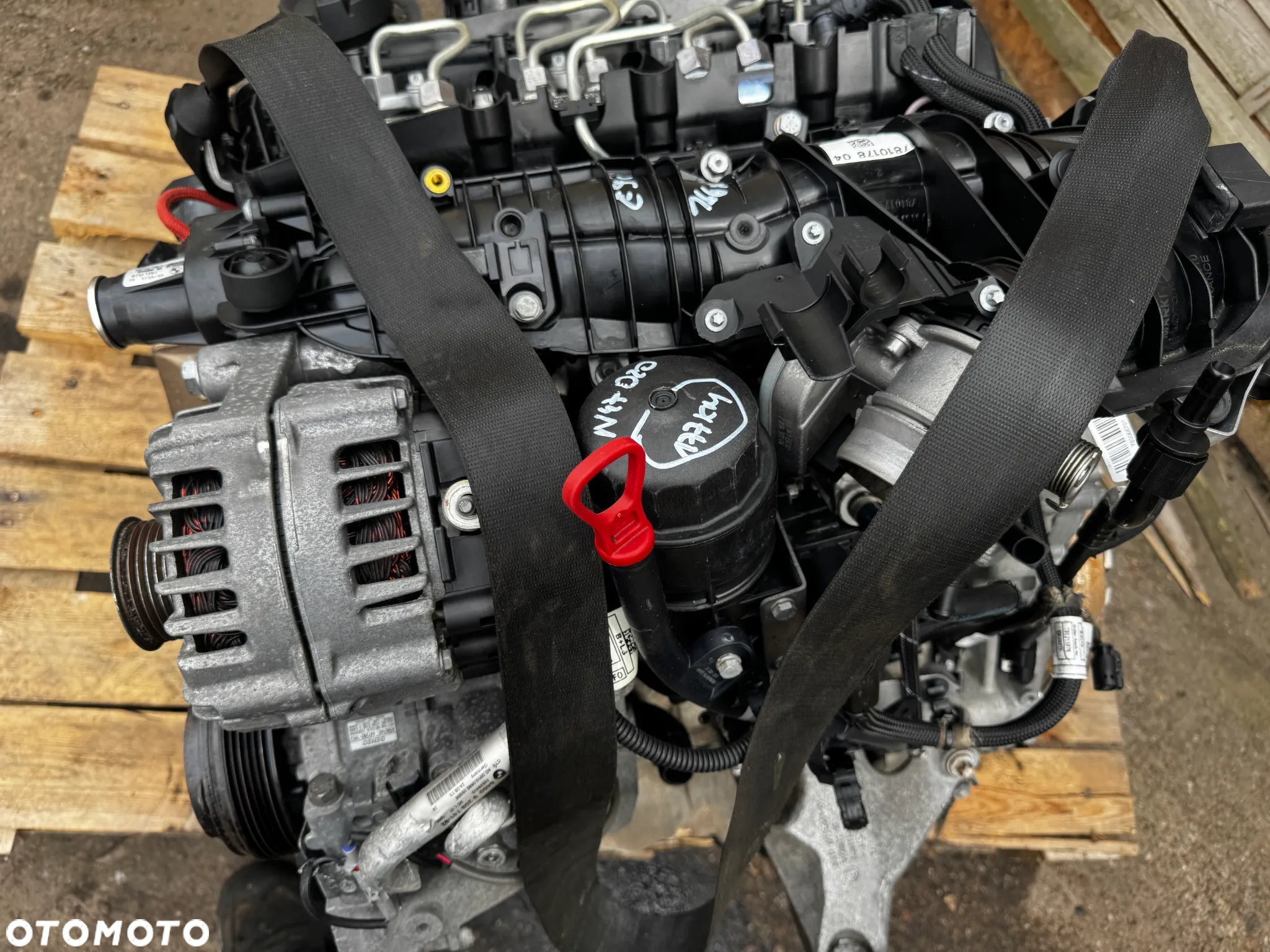 silnik n47d20c 2.0d bmw e60 e61 e90 e92 e87 177km kompletny 166 tys - 4
