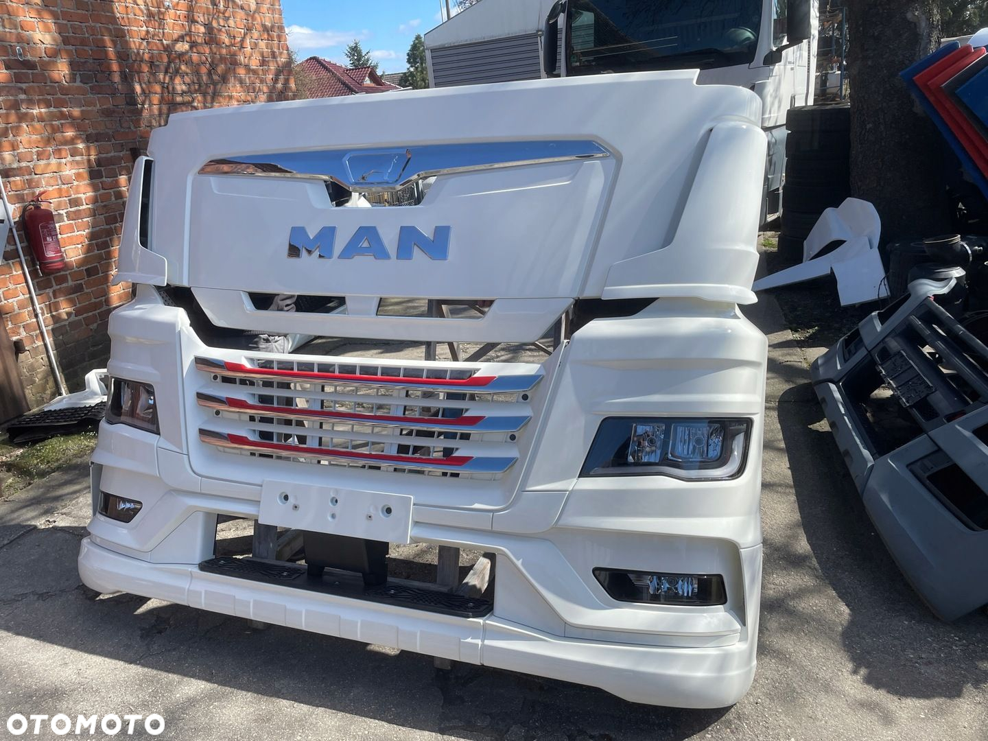 PRZÓD MAN TG3 KOMPLETNA MASKA KOMPLETNY ZDERZAK TGX 3 TGX3 TG3 TGX-3 - 3