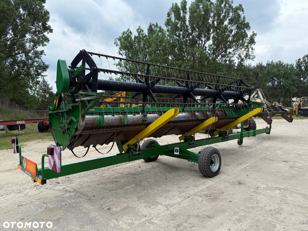 John Deere W540 6.8L 280KM HYDROSTAT 4x4 KLIMA GPS HEDER 6.2m Z WÓZKIEM 1800Mth 2012r W ORGINALE IGŁA - 13