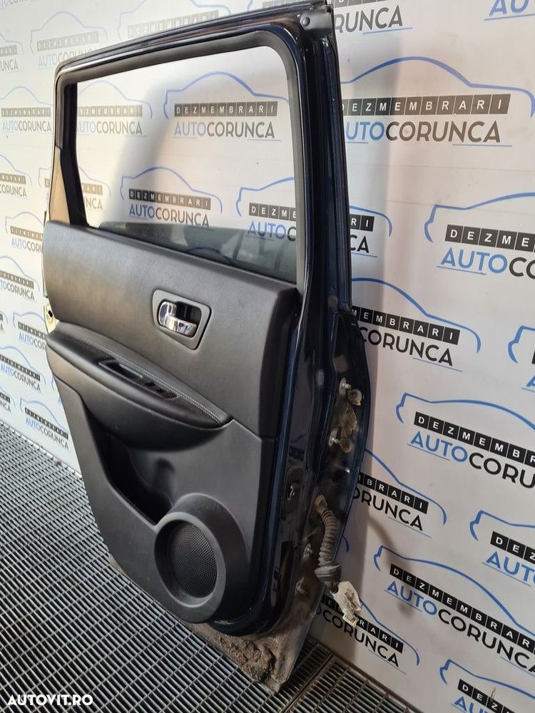 Usa Stanga Spate Nissan Qashqai Facelift 2010 - 2013 SUV 4 Usi ALBASTRU BW9 (983) ZGÂRIATA - 11