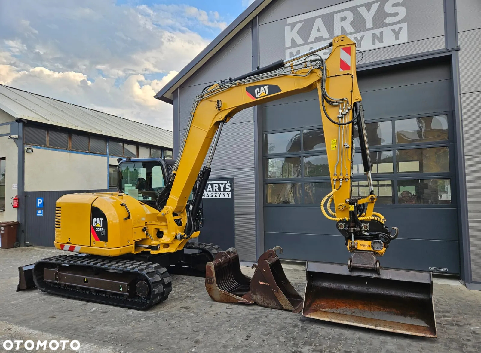 Caterpillar MINIKOPARKA CAT CATERPILLAR 308E2 CR 308 E2 307 309 2014R. ROTOTILT - 3