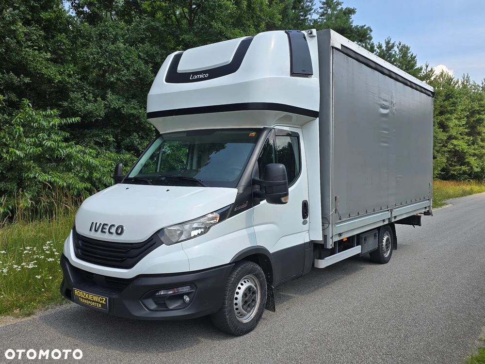 Iveco DAILY 35S HI-MATIC Automat , 2023r, Bezwypadkowy, 10 EP, Salon PL , ASO BURTO FIRANA,KLIMA ,WEBASTO,  Fotel kierowcy pneumatyczny - 1