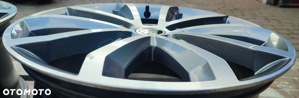 Felgi Aluminiowe Oryg. Skoda Octavia III 17 Cali 5x112 7Jx17 Et49 Ø57,1mm Grafit+Polerka Starogard Gdański Wysyłka !!! - 7